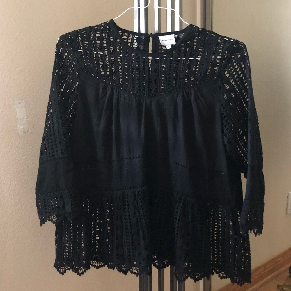Bimba y Lola lace cotton top